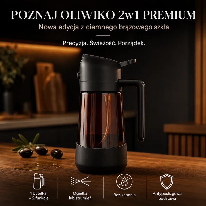 Oliwiko 2w1 — wygodny, lekki, stabilny dozownik